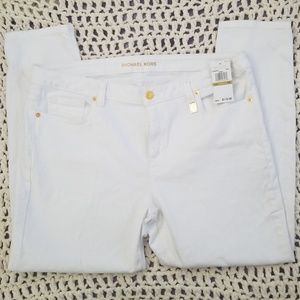 Michael Kors white Skinny Jean size 14